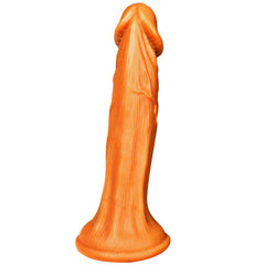 Golden Suction Realistic Women Dildo 7 Inch