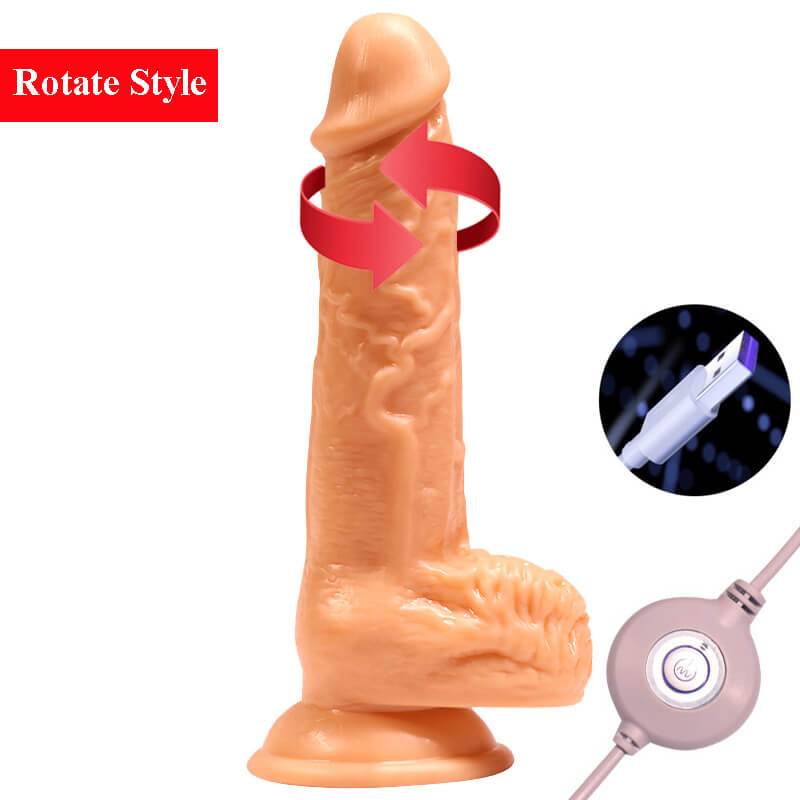 7.5 Inch Rotate Realistic Women Dildo