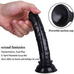 5.7 Inch Cheap Black Dildos / Big Black Dildo / Black Dildo