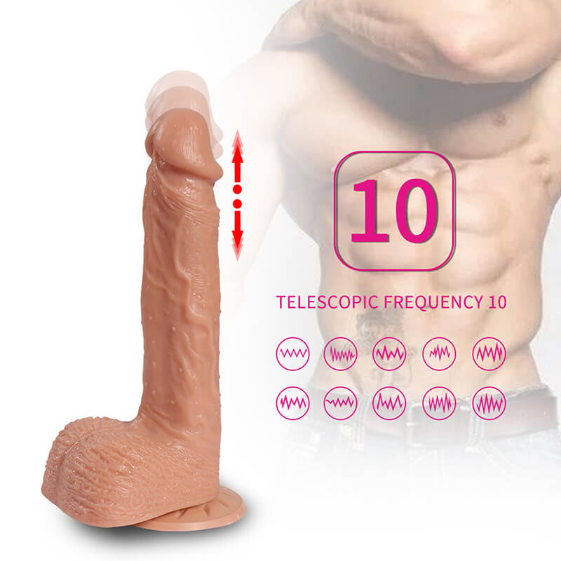 8.66 Inch Self Thrusting Dildos