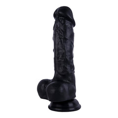 7.9 Inch Women's Soft Silcone Dildos / Big Black Dildo / Black Dildo