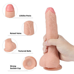 8.66 Inch Big Vibrating Dildos