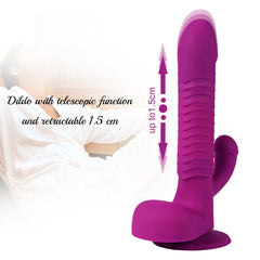 8.3 Inch Purple Rotating Dildos