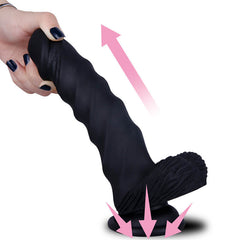 8.3 Inch Black Realistic Dildos / Big Black Dildo / Black Dildo