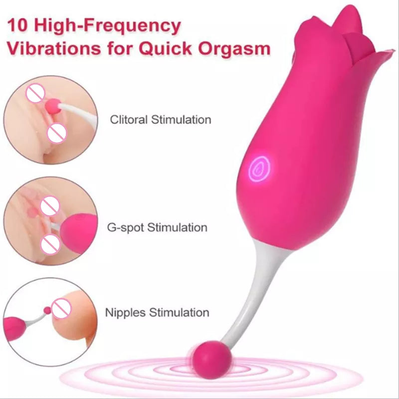 Rose Tongue Vibrator