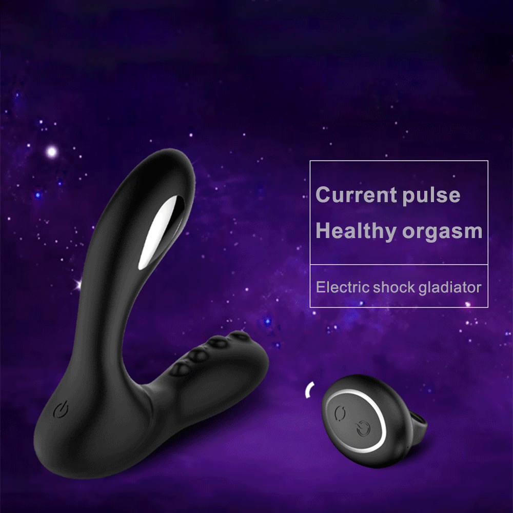 Wireless Remote Control Anal Plug Vibrator For Men Electric Shock Wireless Remote Control Anal Plug Vibrator For Men Electric Shock