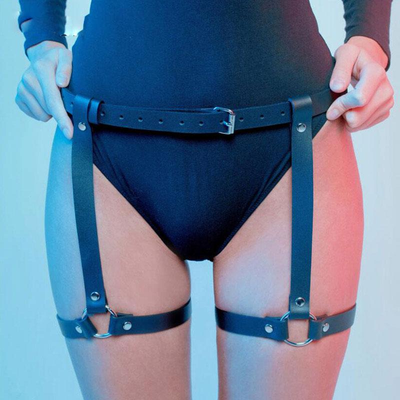 Punk Rock Strap Leather Harness Sexy Cage