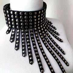 Rivet Necklace Bondage Adjustable Buckle Erotic Fetish Choke