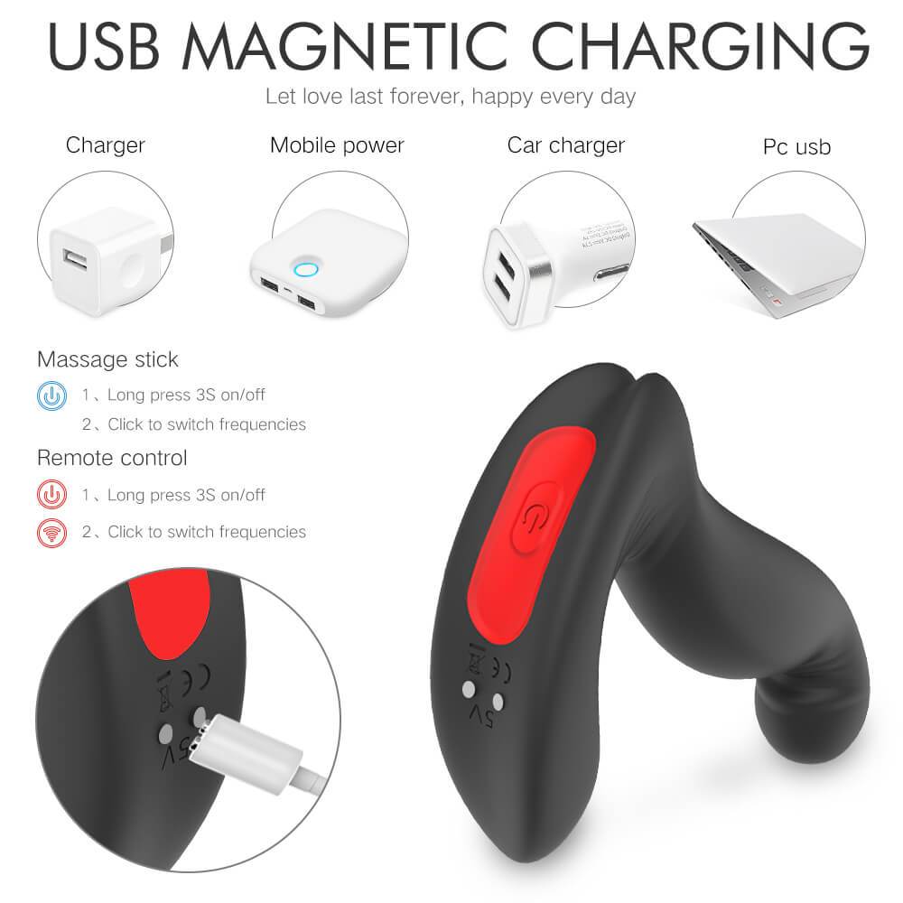 S-Hande Plus One Prostate Vibrator Gadgetlly S-Hande Plus One Prostate Vibrator Gadgetlly