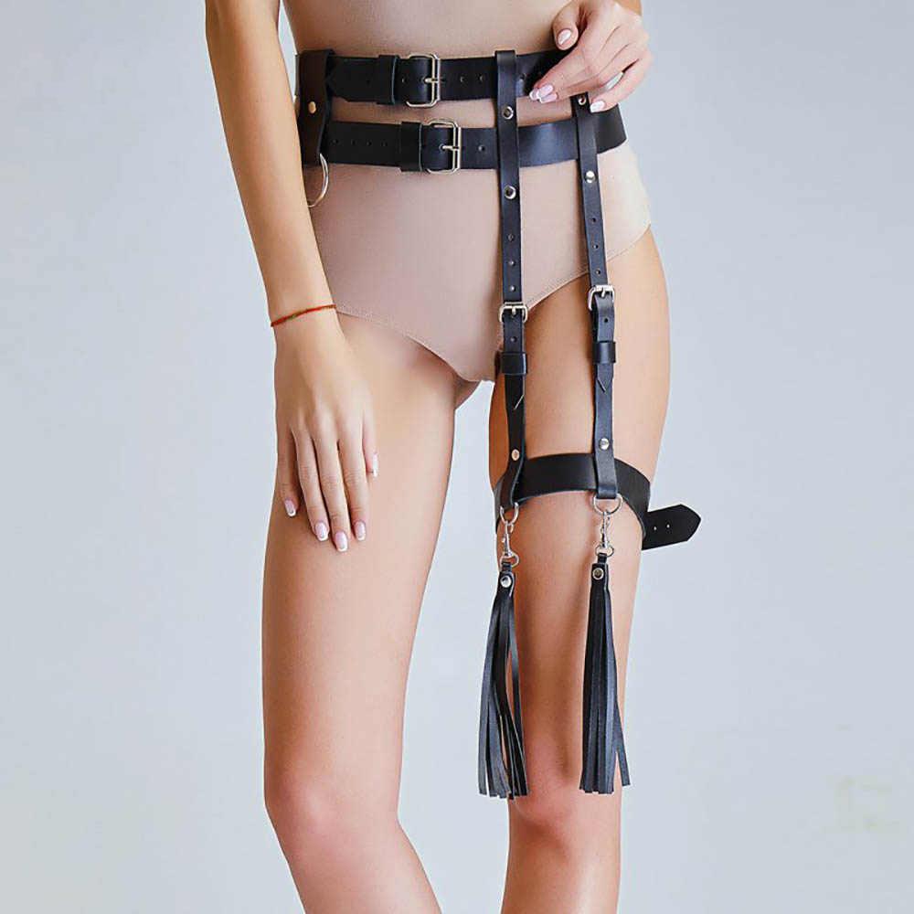 Women Sexy Lingerie Leather Harness