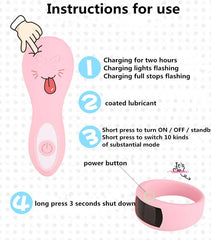 Wireless Remote Control Clitoral Vibrator